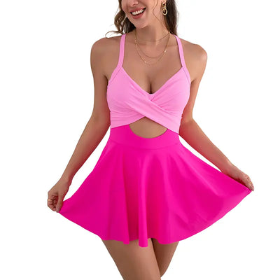 BONDEE Women's Summer 2 Piece Skort Set